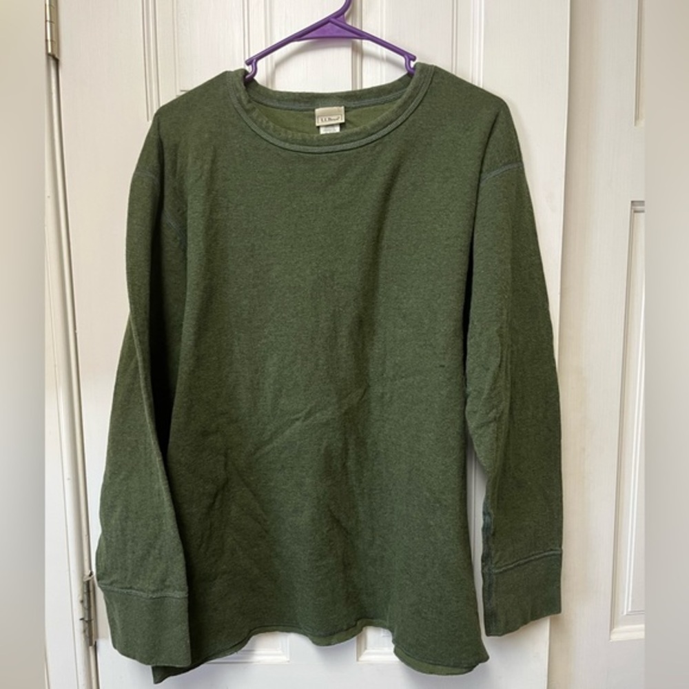 L.L.Bean Men's Carefree Unshrinkable Tee | Long-Sleeve | XLarge